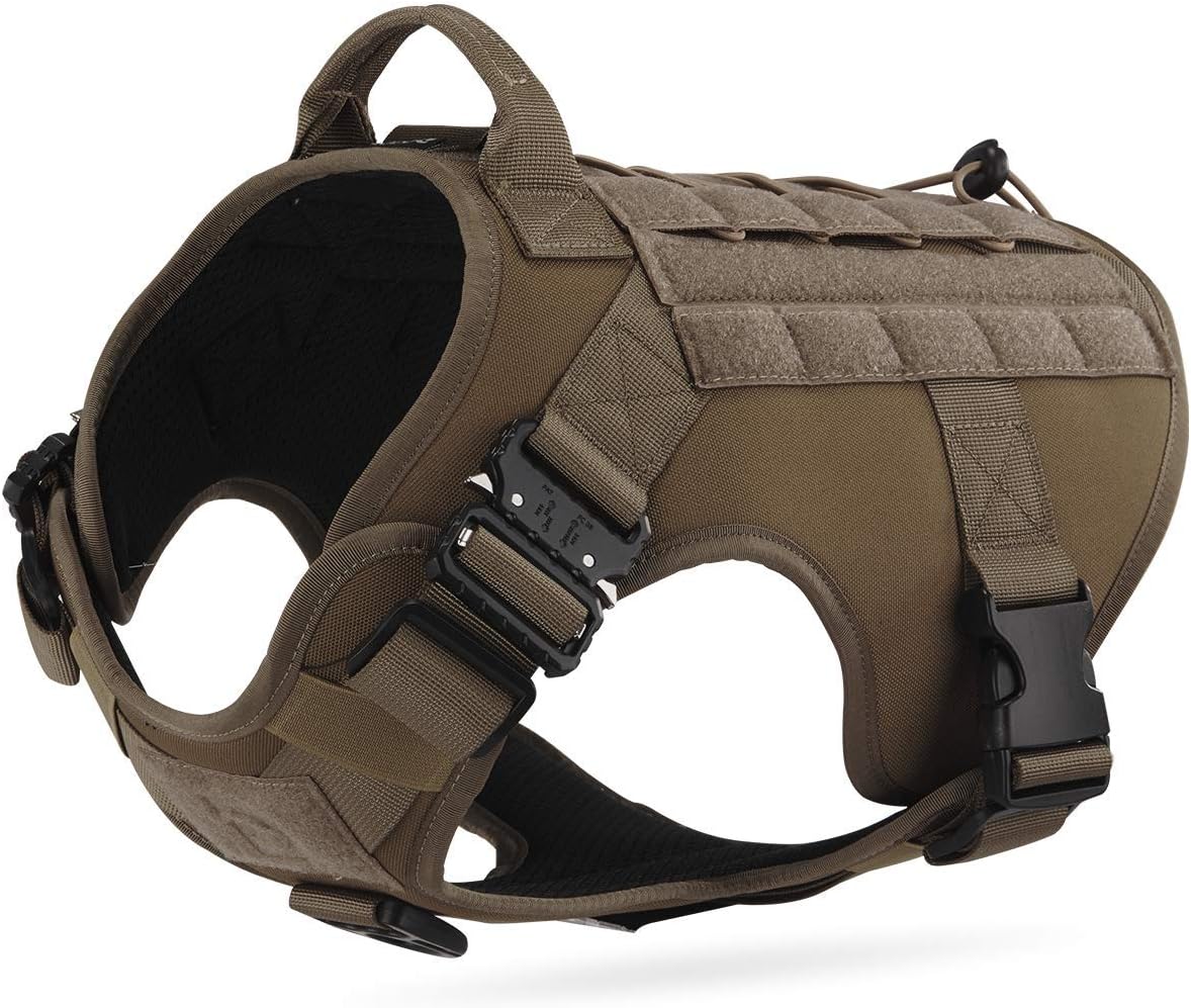 Working Dog MOLLE Vest with Handle Military No Pull