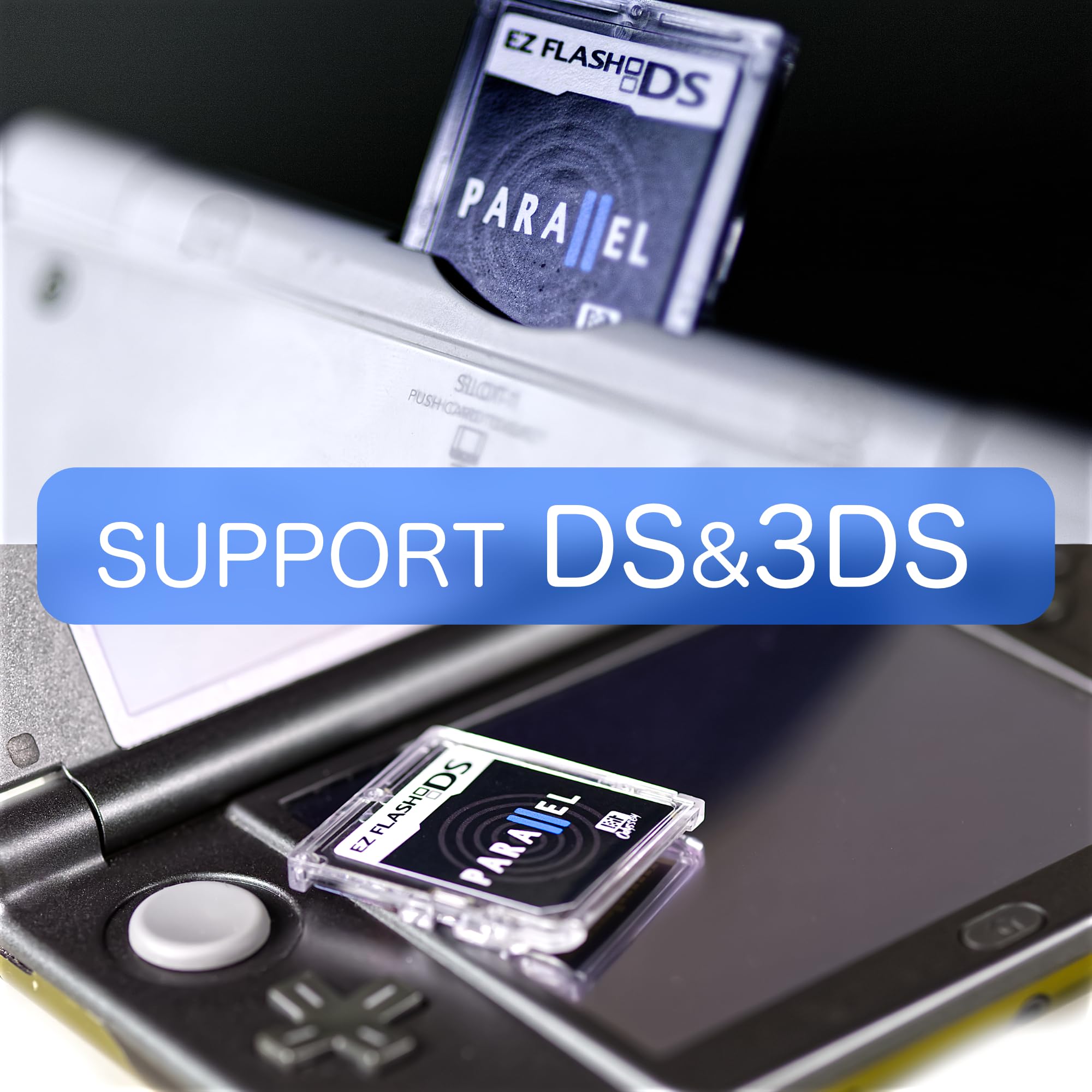 Bit Odyssey EZ Flash Parallel Flash Cartridge for DS 3DS Family + 32 Gb SD Card. Compatiotor to R4.