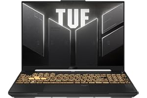 ASUS TUF Gaming F16 Gaming Laptop, 16” FHD+ 144Hz IPS-Level 16:10 Display, Intel® Core™ 5 210H, NVIDIA® GeForce RTX™ 4050, 16GB DDR5, 512GB PCIe Gen4 SSD, Wi-Fi 6, Win11 Home, FX607VU-SS53