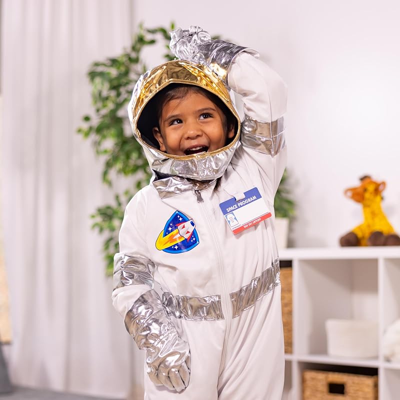 - Astronauten-Kostüm für Kinder, 5-teilig, Rollenspiel, Für Kinder ab 3 Jahren