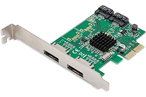 IOCrest SI-PEX40058 2 Port SATA III 2 Port eSATA III PCIe 2.0 x2 HyperDuo