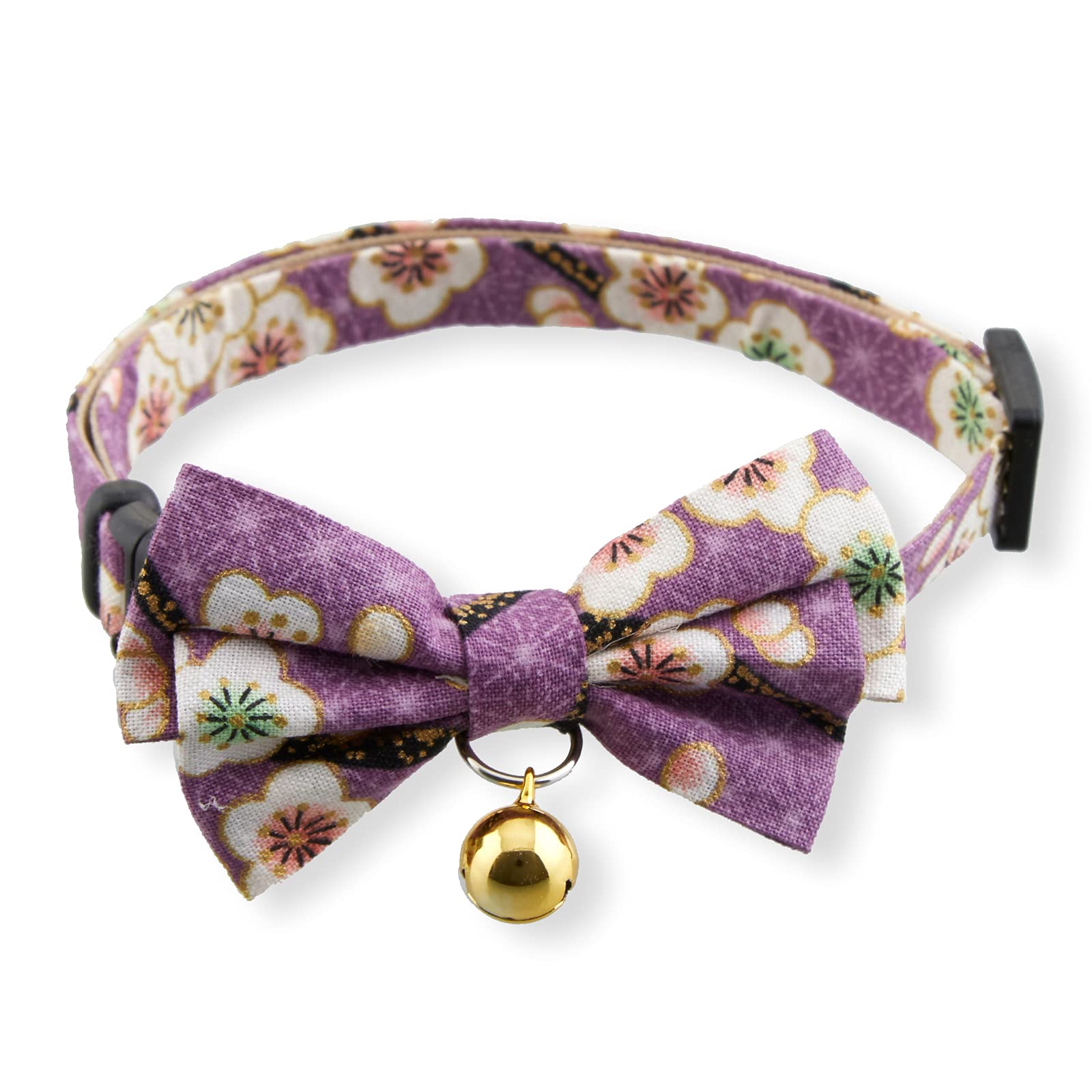 Hanami Bow Tie Cat Collar (Lavender)