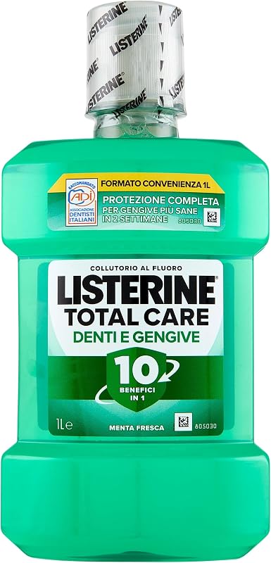 Cuidado Total Enjuague Bucal Dientes y Encías, Menta Fresca, 1L