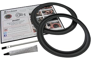 SIMPLY SPEAKERS Large Advent 10 Inch Foam Speaker Repair Kit Masonite Frame FSK-10AD (Pair)