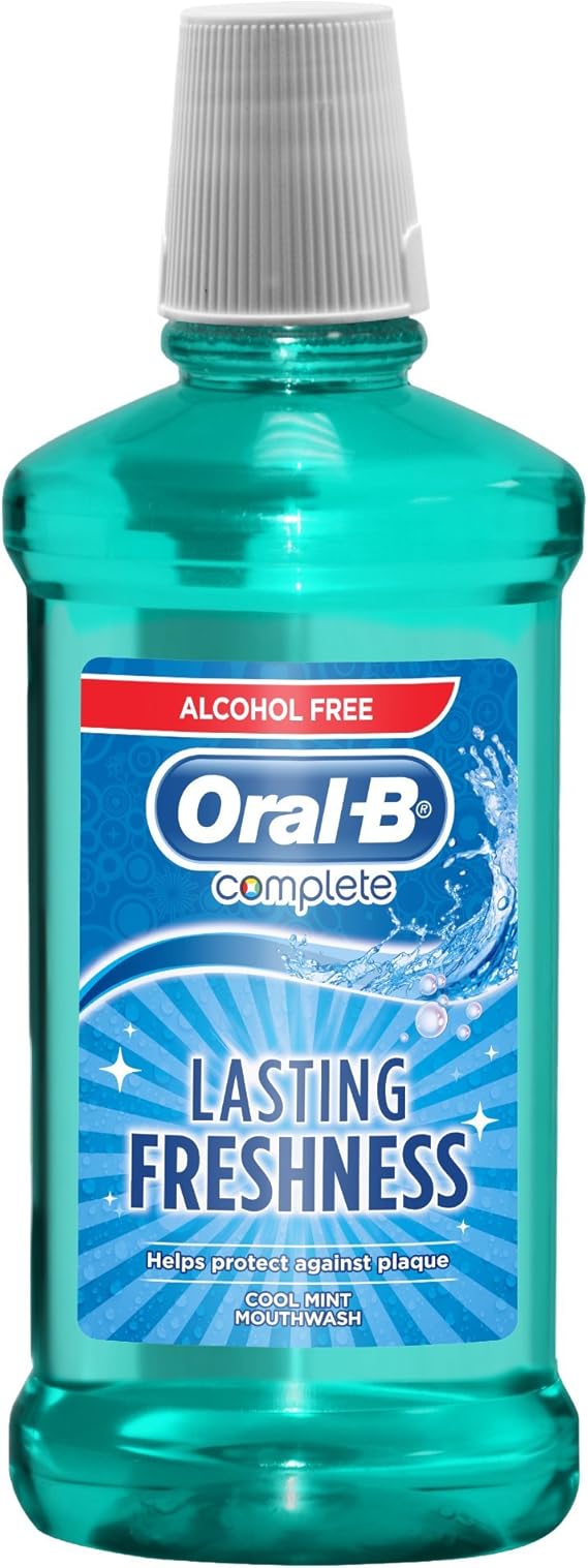 OralB Complete Mouthwash, Cool Mint Flavour, 500 ml Amazon.co.uk