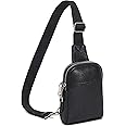 INICAT Travel Small Sling Bag Leather Crossbody Bags for Women Fanny Packs Cross Body Bag for Woman Cross Body Purses