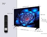 TCL 75P6K-UK 75 Inch 4K HDR Google TV Dolby Audio Chromecast Built-In view 2