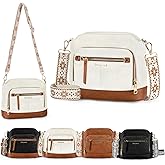 RAINSMORE Small Crossbody Bags for Women Pu Leather Crossbody Purses Shoulder Bag Handbags Cross Body Travel Purse