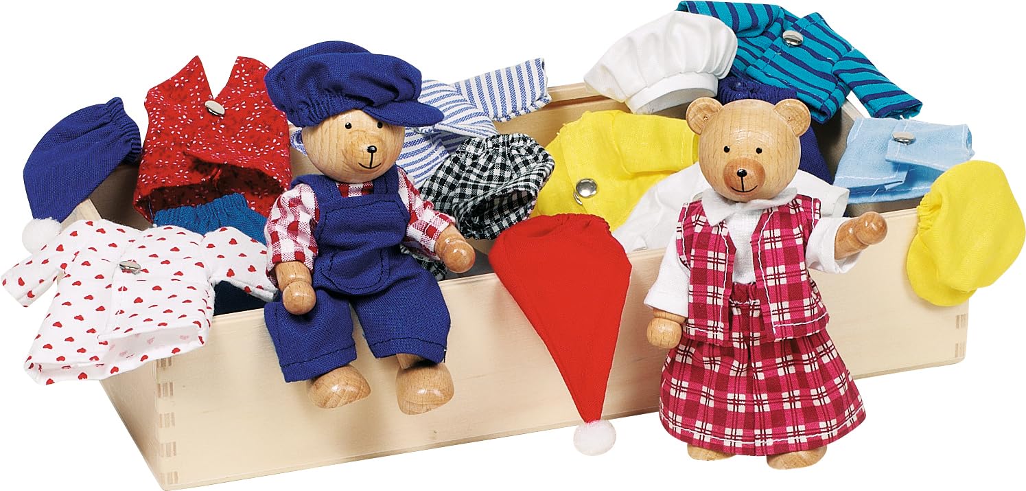 GoKi Flexible Dolls Bear Dress-Up Box