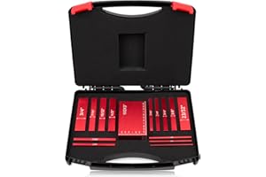 AIKYCIU 15 PCS Setup Blocks for Woodworking, Precision Aluminum Height Gauges for Router and Table Saw, Set Up Blocks for Woodworking Tools