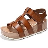 Project Cloud Platform Sandals Women - Comfortable Plush & Soft Insole Ladies Wedges - Non Slip & Lightweight Strap Wedge Sandals for Women 2026 (Phased)