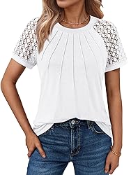 AUTOMET Womens Summer Tops Spring Shirts Trendy