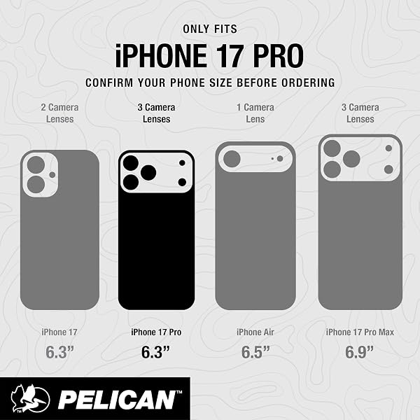 PELICAN VOYAGER IPHONE 17 PRO CASE [COMPATIBLE WITH MAGSAFE] RUGGED PHONE CASE W/ 24FT MILITARY-GRADE DROP PROTECTION – HEAVY DUTY PHONE COVER W/BELT CLIP HOLSTER FOR IPHONE 17 PRO – BLACK/CLEAR