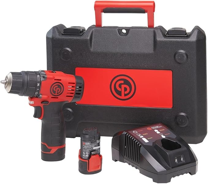 Chicago Pneumatic 8941085280 Drill Driver 12V Cordless 3/8 Inch (2 x 1