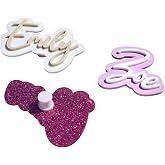 K&amp;K Arts Bogg Bag Charm: Custom Beach Bag Tag, Personalized Acrylic Tote Accessories &amp; Family Name ID Plate