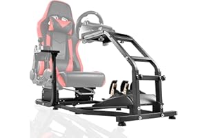 Dardoo Gaming Simulator Cockpit Adjustable Fits for Logitech G25 G27 G29 G920 G923,Thrustmaster T300,Fanatec Racing Steering 