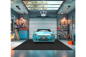 ZHIYUNMATFC 7.3 * 8.4feet Oil Absorbent Garage Parking Floor Mats for Under Cars,Reusable, Protect Shop Flooring Large Rugs,Gasolina,Water Proof Easy to Cut and Clean Garage Pads (7.3 * 8.4feet)