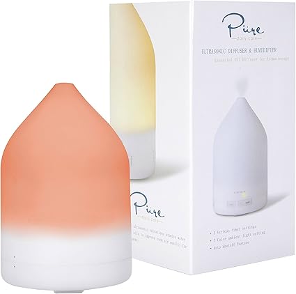 Amazon Com Essence 150ml Ultrasonic Wave Diffuser Large Aromatherapy Diffuser 14 Ambient Led Light Setting 4 Timer Mode Auto Shut Off Silent Portable Aromatherapy Humidifier Air Purifier Health Personal Care