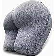 Buttress Pillow - Natural, Soft, Supportive, Ergonomic Butt-Shaped Pillow for All Sleepers with Yoga Pant Cover - Relieves Stress and Anxiety