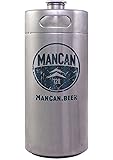 ManCan 128 Oz Portable Keg-style Beer Growler Alternative