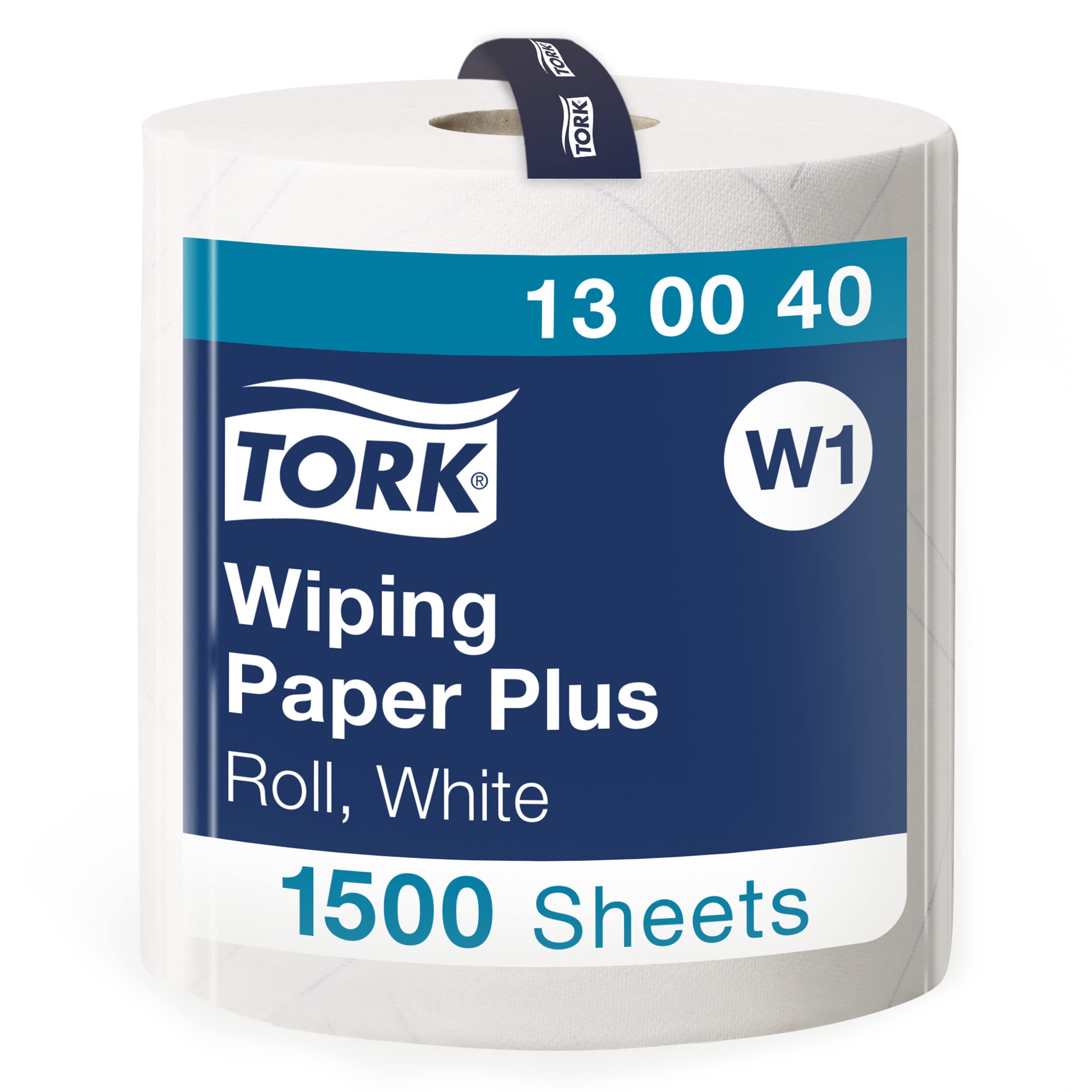Tork SCA-130040 Performance Wiper Roll Plus, 1500 Sheets, 510m, White