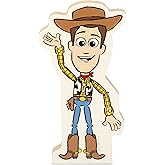 Disney Pixar Toy Story 2 Cowboy Woody Shelf Sitter Decor - Chunky Wood Block Cutout for Kids' Bedroom, Play Room or Nursery