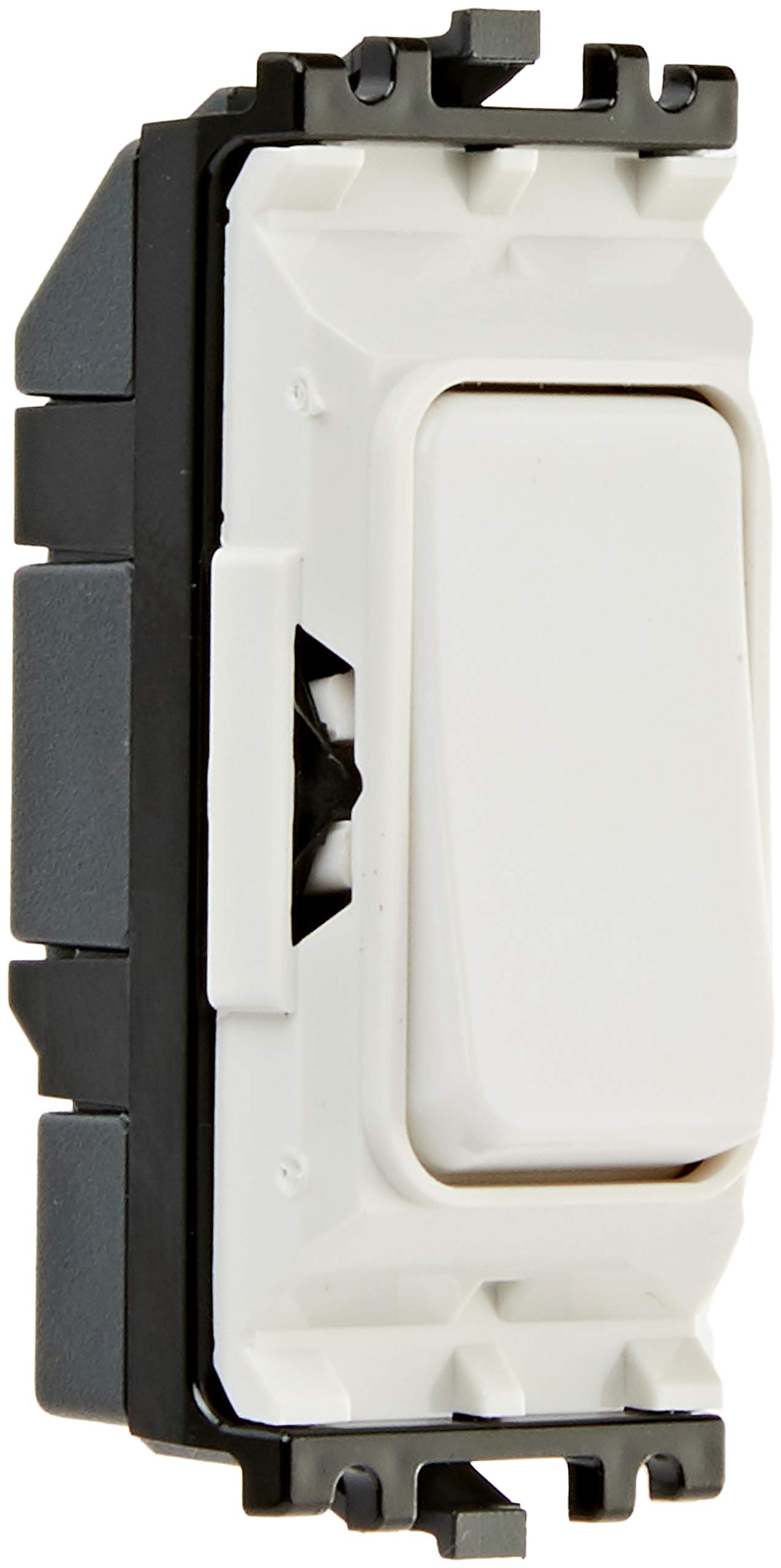 MK (ELECTRIC) Edge 10 Amp SP 1 Way White Switch Module with Plastic Rocker