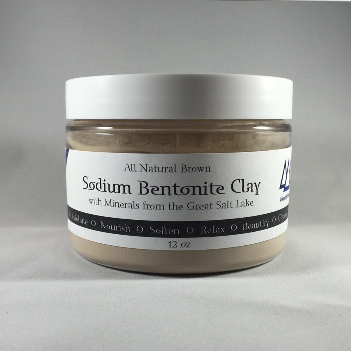 Sodium Bentonite Clay Wasatch Naturals 12 oz Powder