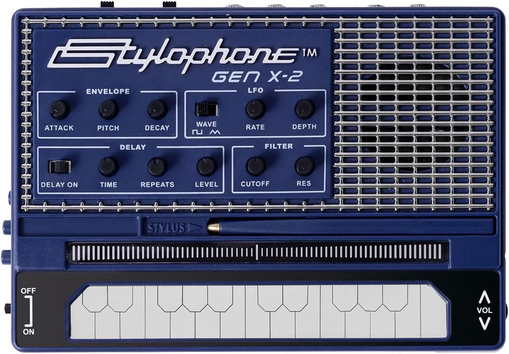Stylophone GENX-2 Portable Analogue Synthesizer with Built-in Speaker