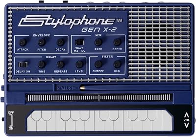 Stylophone GENX-2 Portable Analogue Synthesizer with Built-in Speaker
