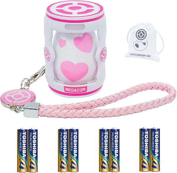 Amazon メーカー保証6ヵ月付 Megacom Catchmon Go ポケモンgo用 オートキャッチ キャッチモンゴー 電池8本 セット品 台湾製メーカ正規品 日本語説明書付 Catchmon Go Pink Heart ピンクハート ノーブランド品 無線lan ネットワーク機器 通販