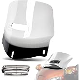 PSLER Motorcycle Windscreen Windshield with Air Vented for Goldwing GL1800 2001-2017 (Clean)