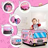 Britik Pop Up Truck Play Tent for Kids 3-8 Years Boys Girls Indoor Outdoor view 3