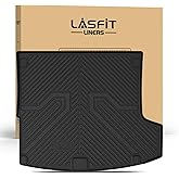 LASFIT Trunk Mat for Acura RDX 2019-2026, All Weather TPE Cargo Mats Custom Fit 2025 RDX Cargo Liner & Rear Trunk Liner, Black, Easy to Clean