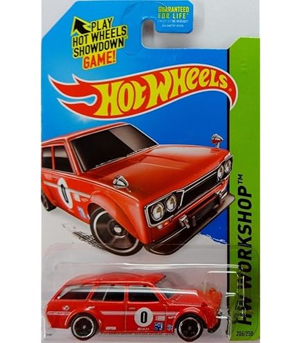 Amazon.com: Hot Wheels '71 Datsun Bluebird 510 Wagon, [Yellow