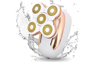 HYEHET Electric Razors for Women Legs Shaver: 5D Shaver Heads Waterproof Rechargeable and Multi-Use Wet/Dry Shaver for Hair Removal on Legs Bikini and Body