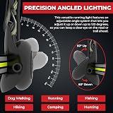 LUMEFIT Run Light Chest LED Headlamp 500 Lumen 120° Beam USB Rechargeable view 2