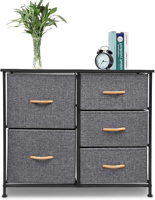 Amazon Com Bigroof Dresser Storage Organizer Fabric Drawers