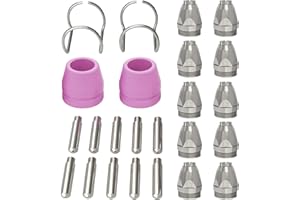 ARCCAPTAIN AG-60 Plasma Cutter Torch Consumables, .045'' SG-55 AG-60 WSD-60 Plasma Cutter Accessories for ARCCAPTAIN CUT55PRO, 24 Pcs