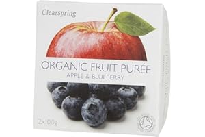 Clearspring - Organic Fruit Puree - Apple & Blueberry - 200g