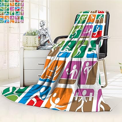 Amazon Com Olympics Decorations Blanket Wall Hanging By