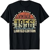 Vintage 1956 Limited Edition 70-Year-Old 70th Birthday T-Shirt