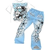 SOLY HUX Boy's Summer Outfit Graphic Short Sleeve T Shirt and Pants Clothing Set 2 Piece Streetwear