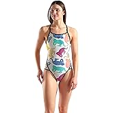 Arena Womens Performance Women's Arena in The Wild Super Fly Back Swimsuit Pool Bathing Suit