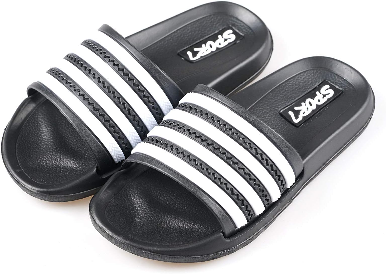 Ku-lee Kids Lightweight Slide Sandals- Wearproof Sandals Shoes for Indoor and Outdoor