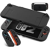 Moraviel Protective Case Designed for Nintendo Switch 2 for Boys Girls Classic Slim Simple Soft TPU Protector Cover Protect Shell Compatible with Nintendo Switch 2 (2025) - Black