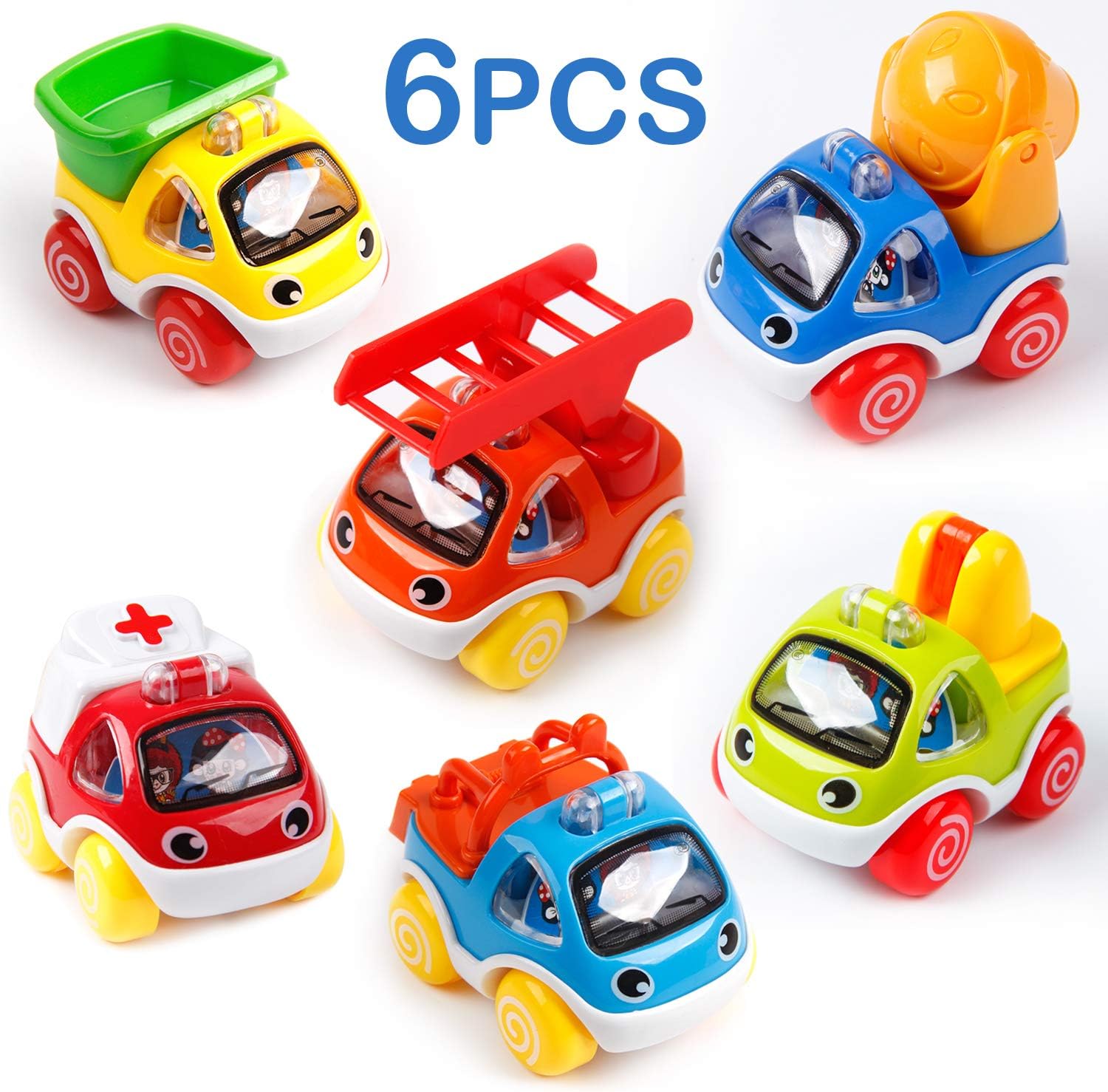 Mini Tudou Toy Cars for Toddlers Pull Back Cars Baby Toys