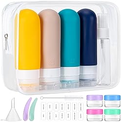 MODENGKONGJIAN 16 Pack Travel Bottles for
