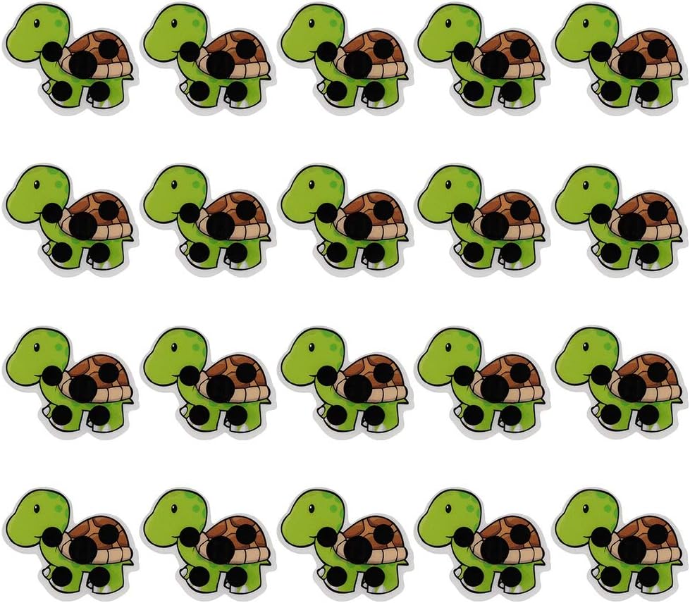 Jinxuny 20pcs Cartoon Children Thermometer Strips, Baby Forehead Strip Stickers Thermometer Body Fever Instant Display, Continuous Monitoring of Body Temperature Changes