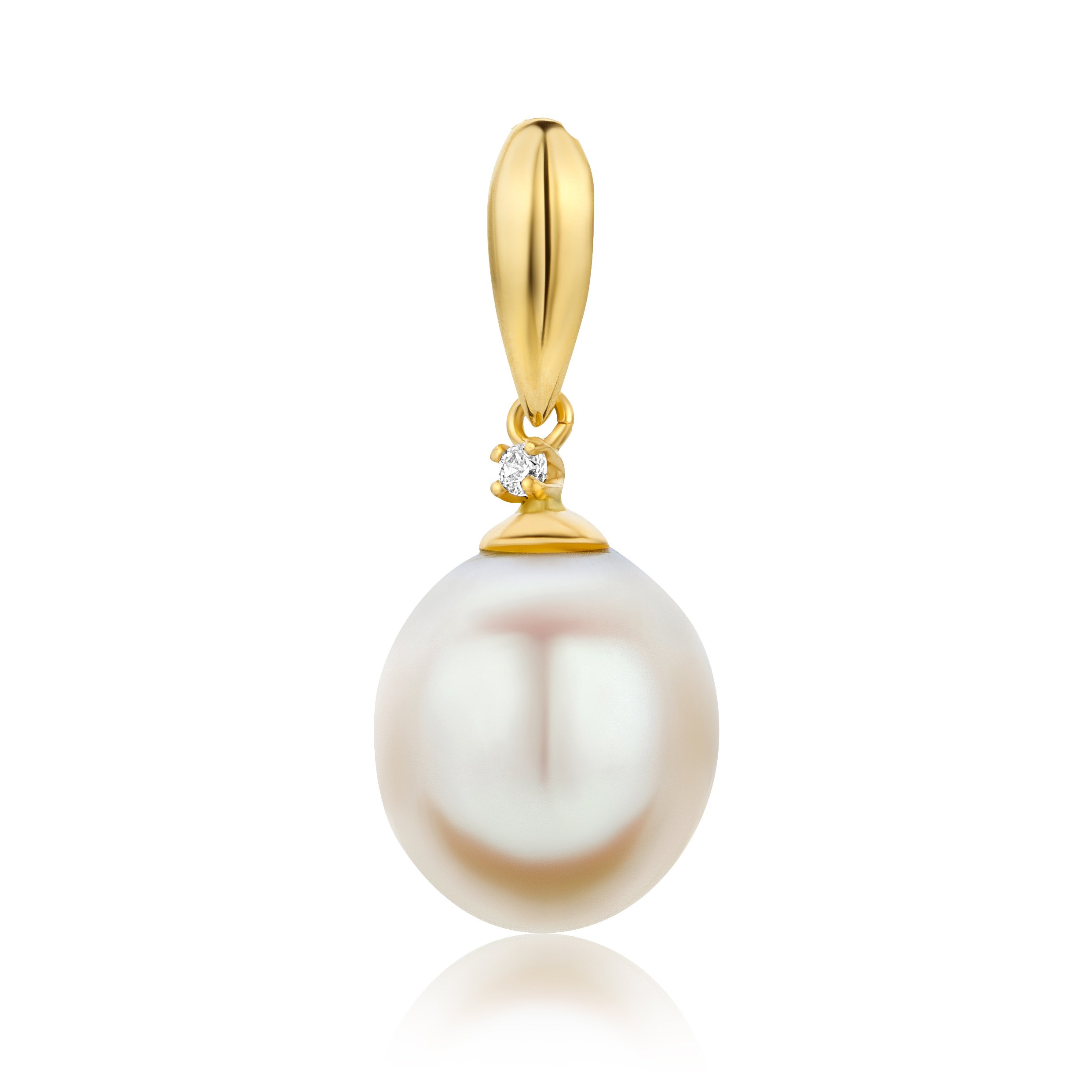 Miore Pendant Freshwater Pearl Yellow Gold 14 Kt / 585